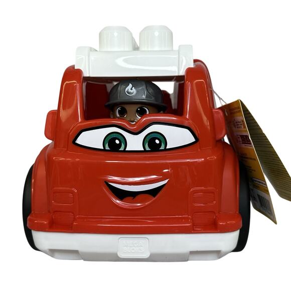 Mega Bloks Fisher Price Toddler Building Blocks Freddy Fire Truck Block Buddies - Picture 2 of 7